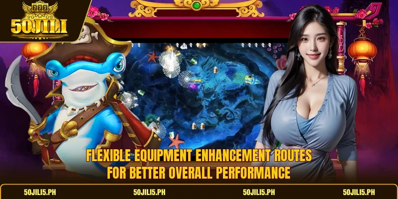 Flexible equipment enhancement routes for better overall performance Flexible equipment enhancement routes for better overall performance