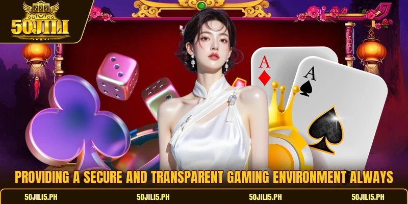 Providing a secure and transparent gaming environment always