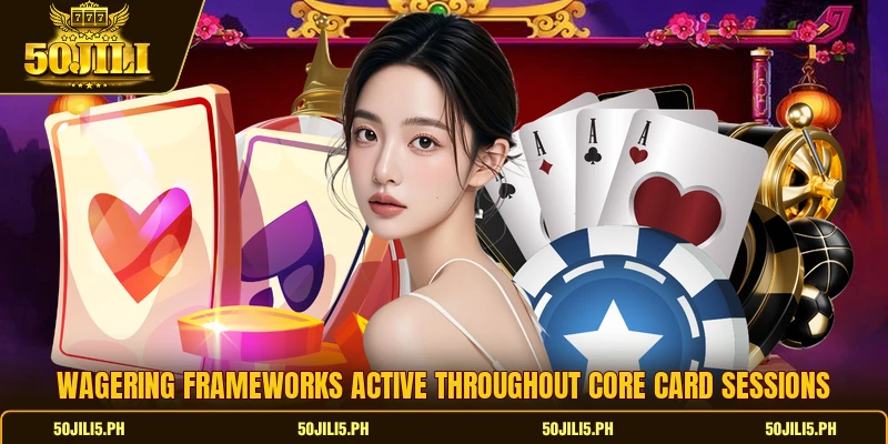 Wagering frameworks active throughout core card sessions